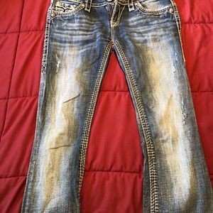 Size 27 long boot cut Rock Revival jeans